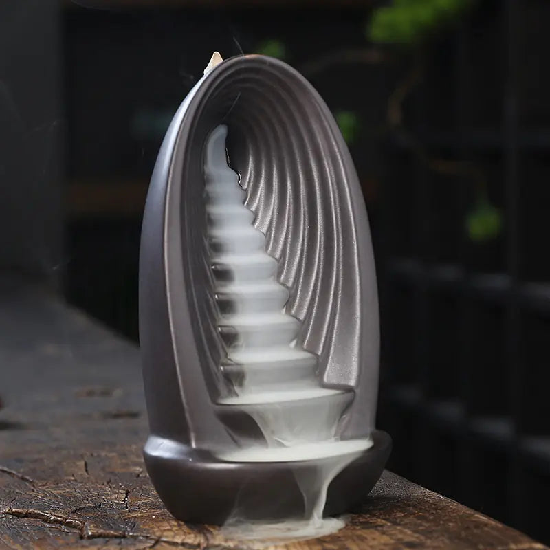 Clay Waterfall Aromatherapy Incense Burner